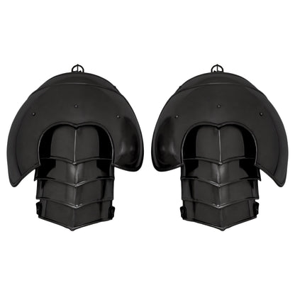 Medieval Articulated Steel Pauldrons - Fantasy Knight Shoulder Protection Armor - Imagen 11