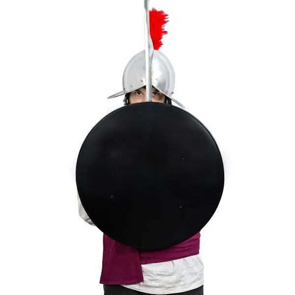 Escudo Redondo de Acero con Asa Central - 22" - Negro - Acero Calibre 18 - Imagen 9