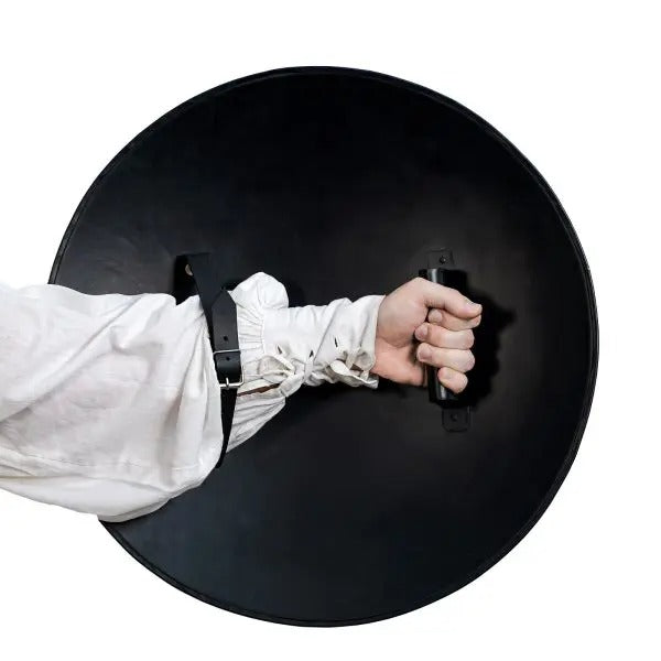 Escudo Redondo de Acero con Asa Central - 22" - Negro - Acero Calibre 18 - Imagen 7