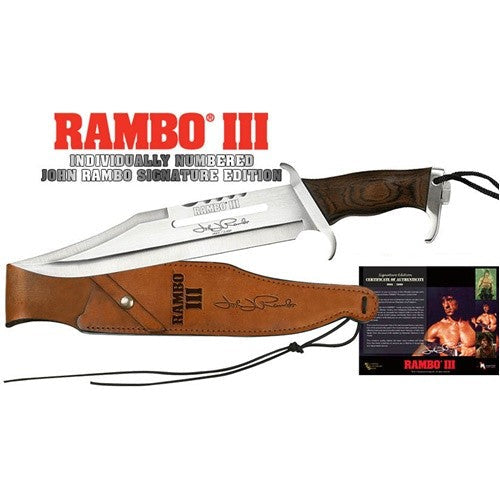 RAMBO III MESSER -LIMITED EDITION- SIGNIERT 94685
