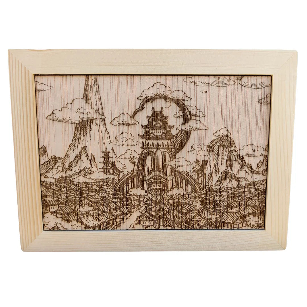 Cartel Decorativo País de Wano One Piece