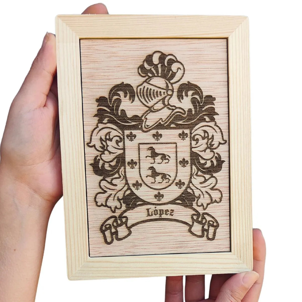 Cartel Escudo Heráldico López