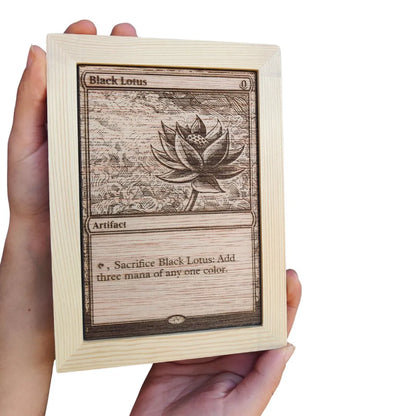 Cartel Decorativo Black Lotus Magic The Gathering