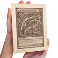 Cartel Decorativo Dragón Blanco Ojos Azules Yu-Gi-Oh