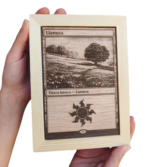 Cartel Decorativo Llanura de Magic The Gathering