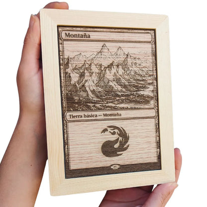 Cartel Decorativo Montaña de Magic The Gathering