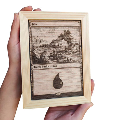 Cartel Decorativo Isla de Magic The Gathering