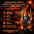 Réplica Casco de Sauron en Resina - Señor de los Anillos