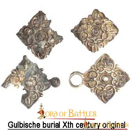 Broche de Latón Fundido para Caftán o Capa Vikinga / Rusa Histórica - Imagen 19