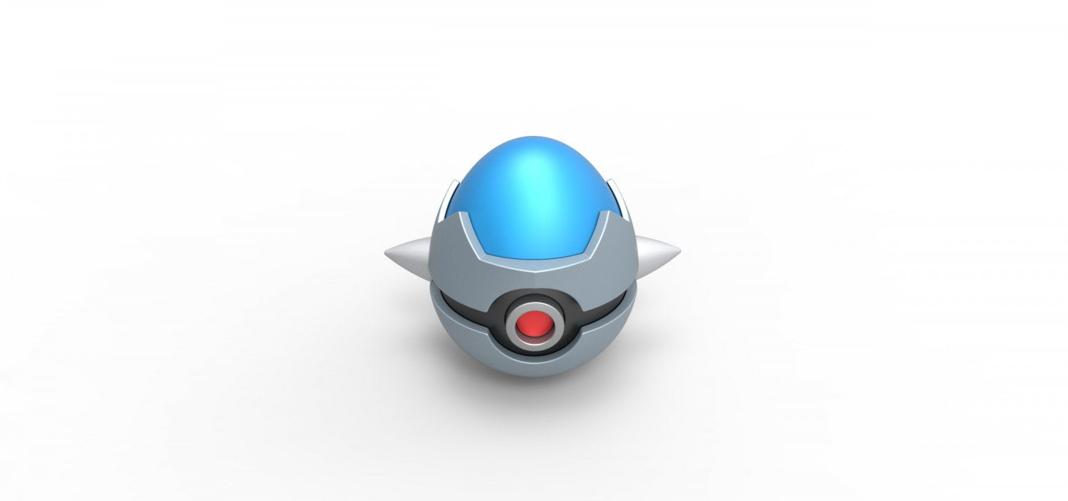 Imagen de Pokeball Artesanal Cranidos parte de nuestra colección en Espadas y más, sitio oficial. Esta imagen describe  pokeball