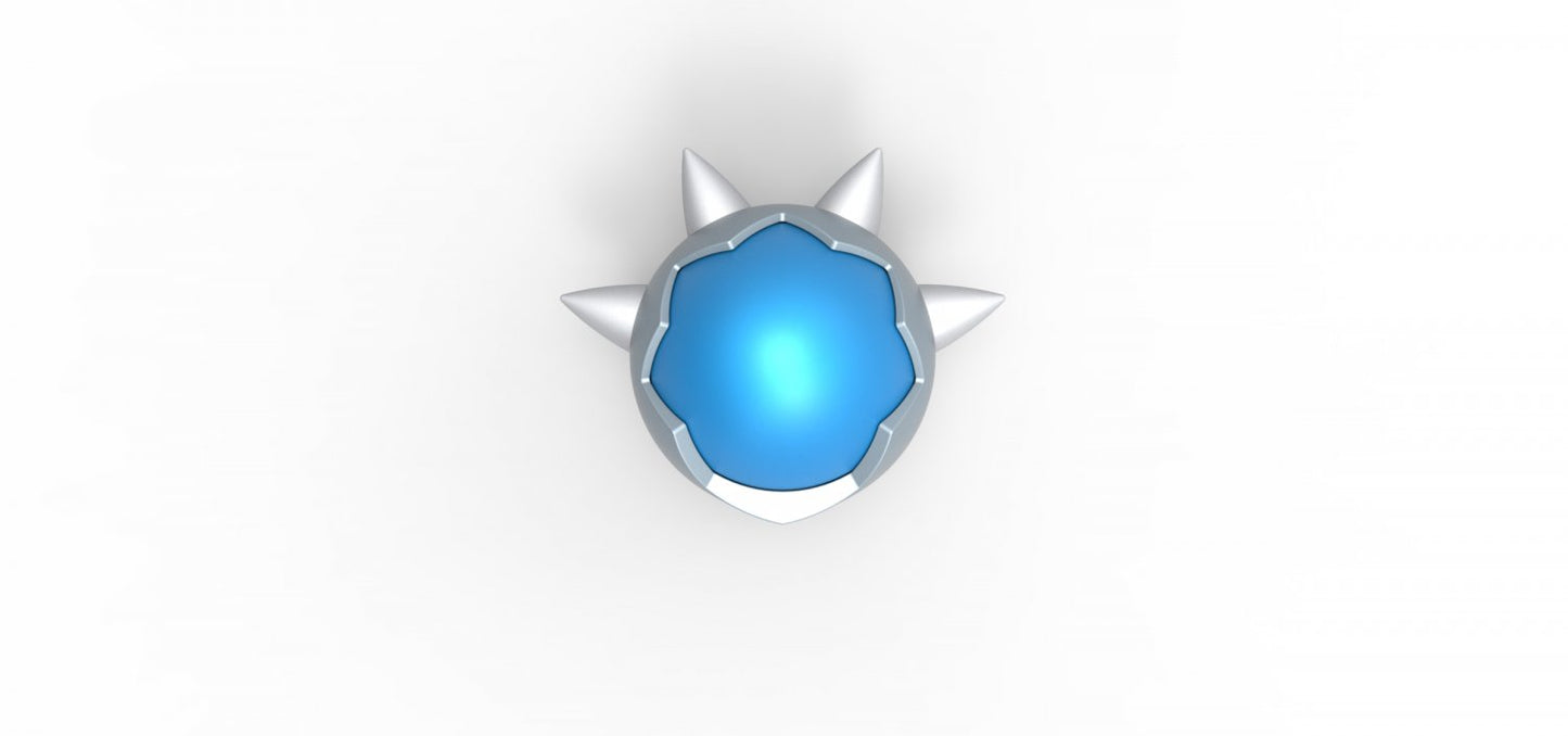 Imagen de Pokeball Artesanal Cranidos parte de nuestra colección en Espadas y más, sitio oficial. Esta imagen describe  pokeball