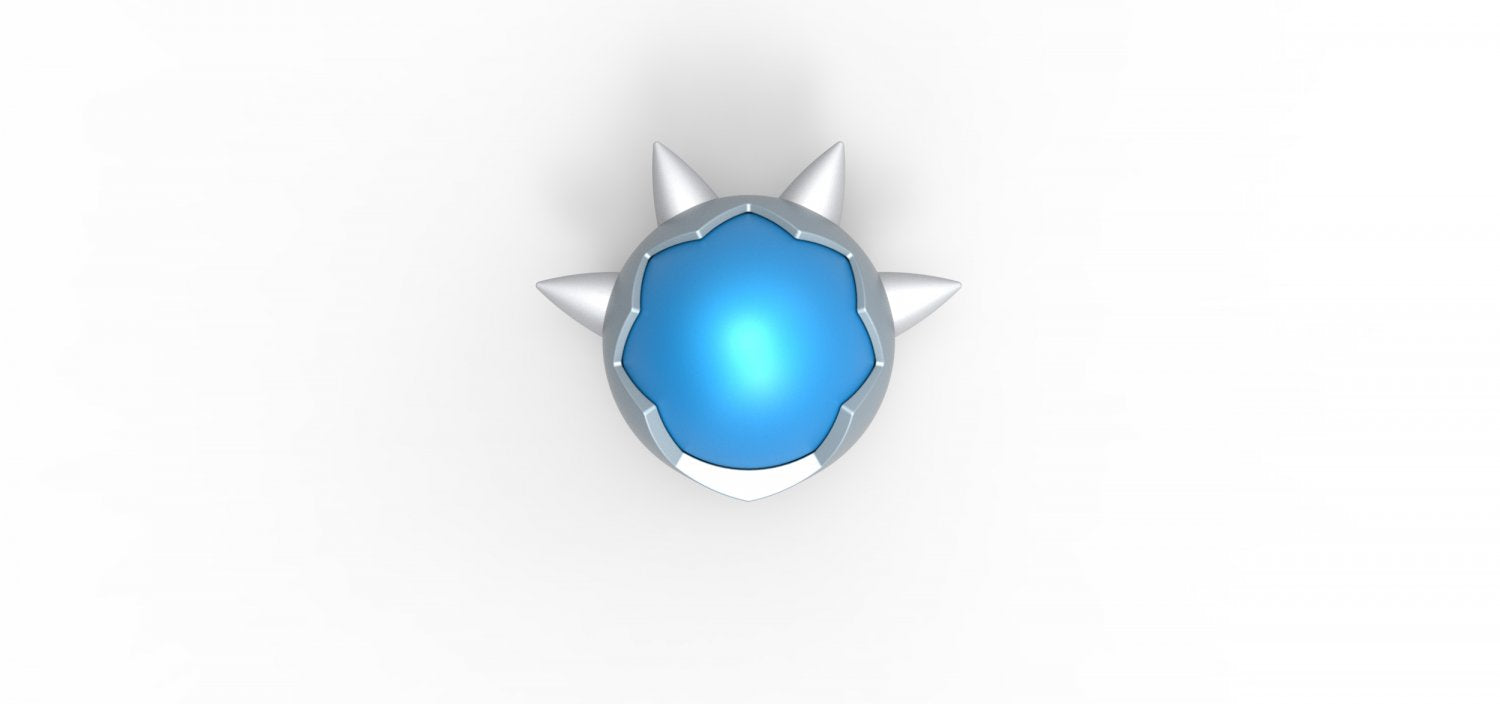 Imagen de Pokeball Artesanal Cranidos parte de nuestra colección en Espadas y más, sitio oficial. Esta imagen describe  pokeball