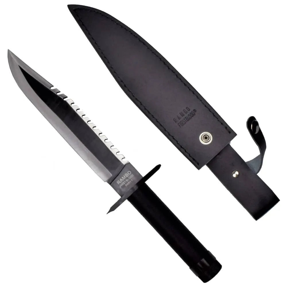 Imagen de Cuchillo réplica de RAMBO I parte de nuestra colección en Espadas y más, sitio oficial.
