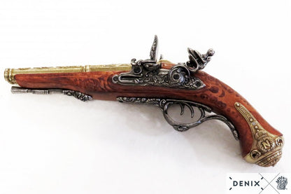 Imagen de PISTOLA DE 2 CAÑONES DE NAPOLEÓN, FRANCIA 1806 1026 parte de nuestra colección en Espadas y más, sitio oficial. Esta imagen describe  arma no funcional