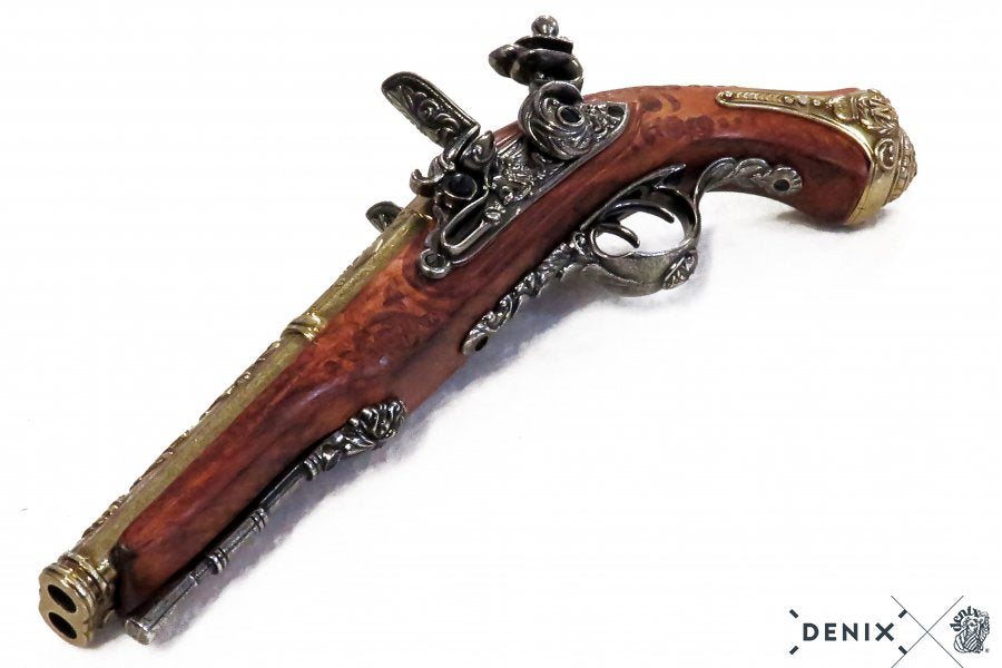 Imagen de PISTOLA DE 2 CAÑONES DE NAPOLEÓN, FRANCIA 1806 1026 parte de nuestra colección en Espadas y más, sitio oficial. Esta imagen describe  arma no funcional