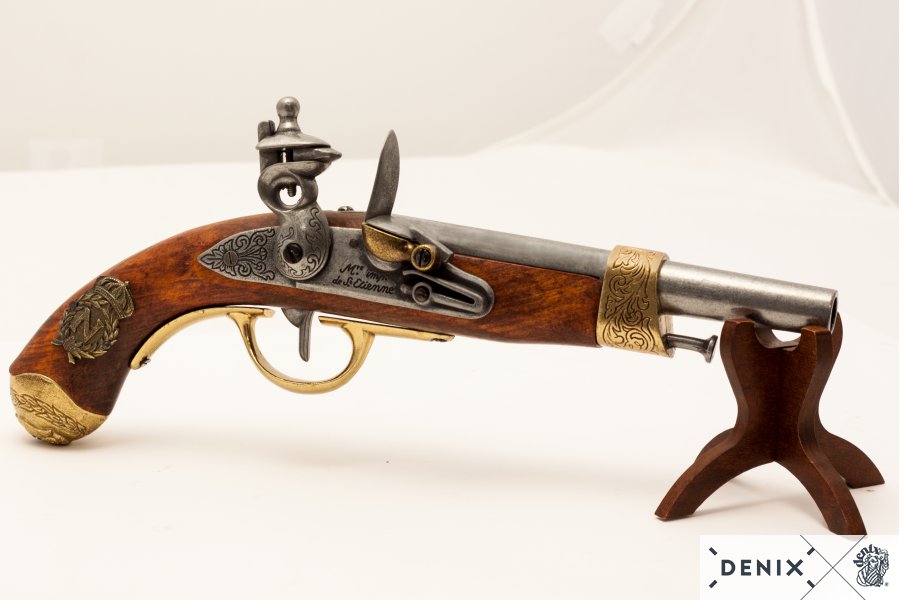 Imagen de PISTOLA DE NAPOLEÓN, FRANCIA 1806 1063 ,Réplica no funcional parte de nuestra colección en Espadas y más, sitio oficial.