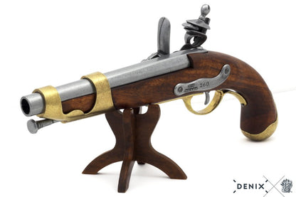 Imagen de PISTOLA DE CABALLERÍA, FRANCIA 1806 1011, Réplica no funcional parte de nuestra colección en Espadas y más, sitio oficial.