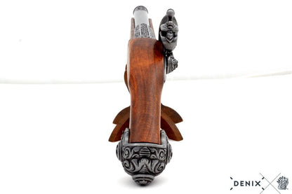 Imagen de PISTOLA DE CHISPA, SIGLO XVIII 1077G,Réplica no funcional parte de nuestra colección en Espadas y más, sitio oficial.
