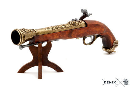 Imagen de PISTOLA DE PERCUSIÓN PIRATA, ITALIA S.XVIII 1104/L parte de nuestra colección en Espadas y más, sitio oficial.