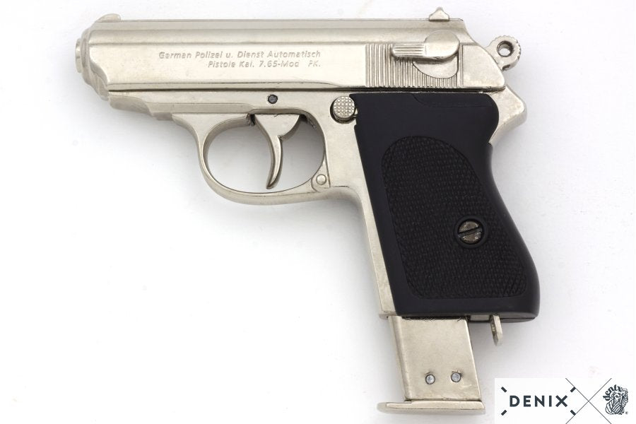 Pistola semiautomática PPK James Bond, réplica não funcional 1277NQ