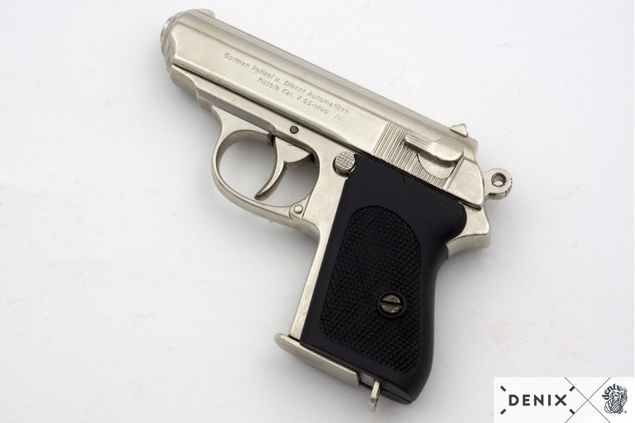 Pistola semiautomática PPK James Bond, réplica não funcional 1277NQ