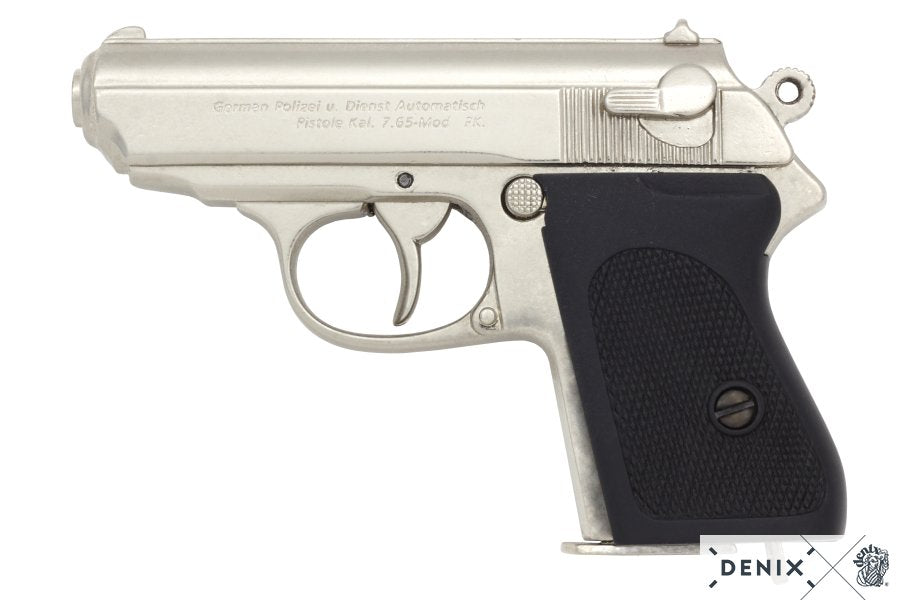 Pistola semiautomática PPK James Bond, réplica não funcional 1277NQ