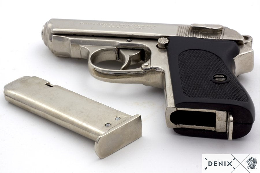 Pistola semiautomática PPK James Bond, réplica não funcional 1277NQ