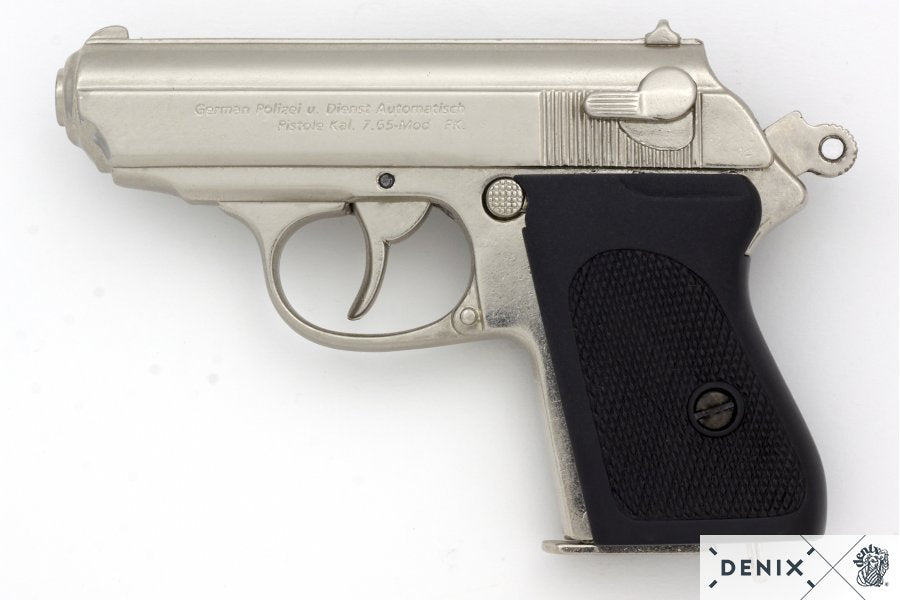 Pistola semiautomática PPK James Bond, réplica não funcional 1277NQ