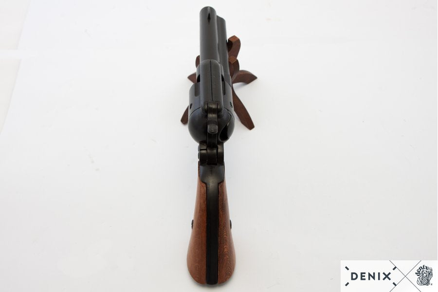 Revólver CAL.45 Peacemaker 4,75", com 6 balas, 1-1186N, réplica não funcional