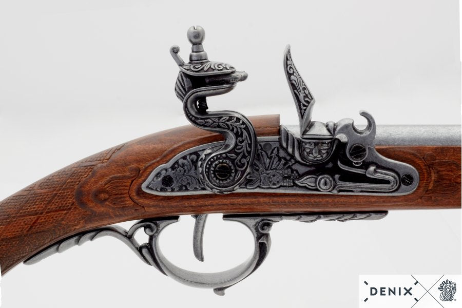 Rifle de pederneira com carregamento pela boca France 1807 1080/G