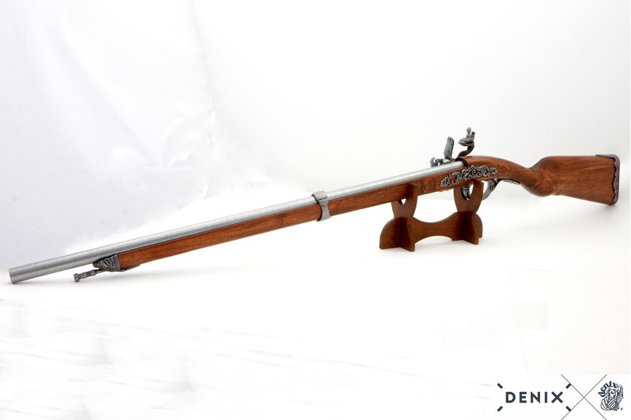 Rifle de pederneira com carregamento pela boca France 1807 1080/G