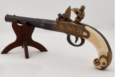 Flintlock pistol, Tula (Russia) 18th century, 1238 Non-functional replica