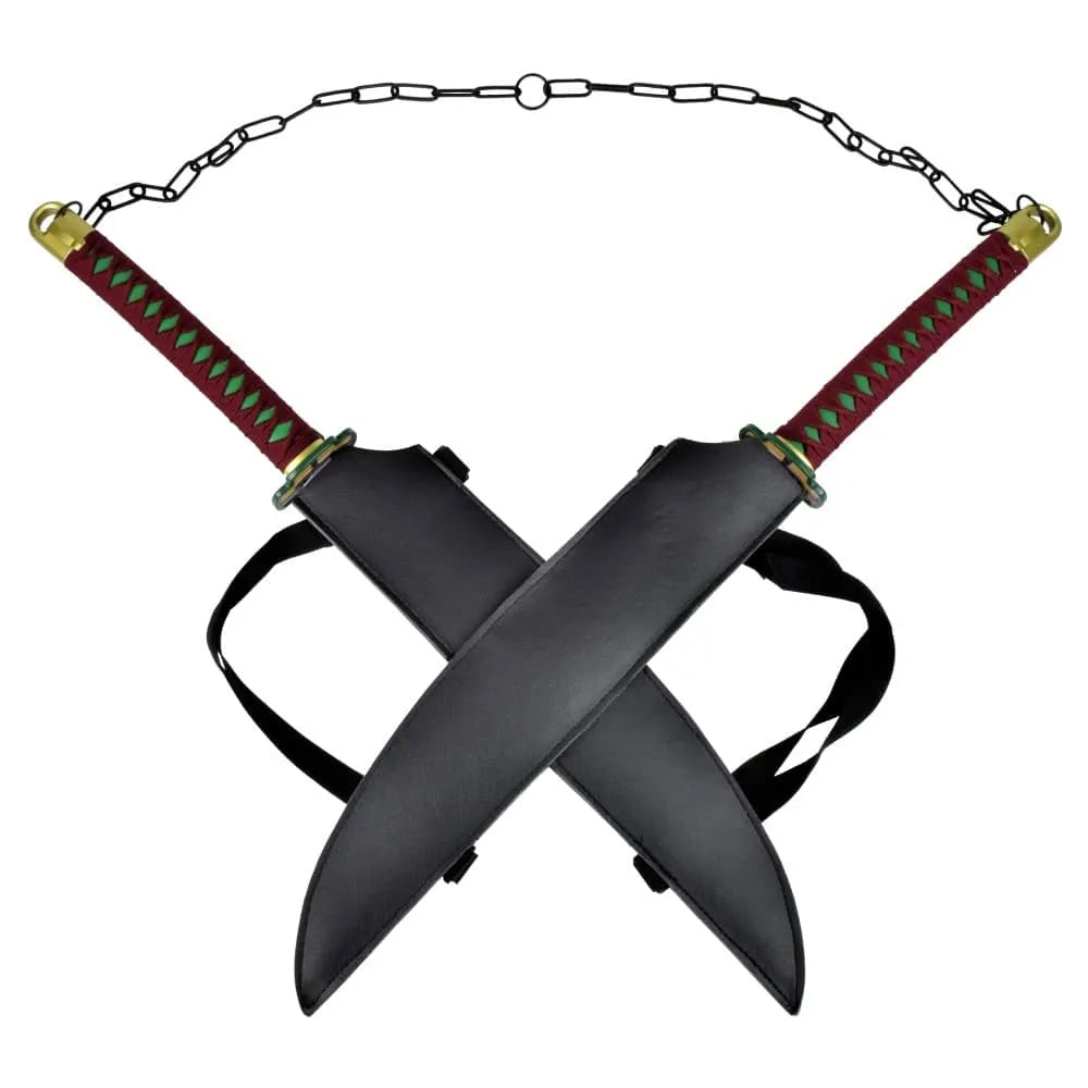 Imagen de Espadas de Tengen Uzui Kimetsu No Yaiba Demon Slayer parte de nuestra colección en Espadas y más, sitio oficial.