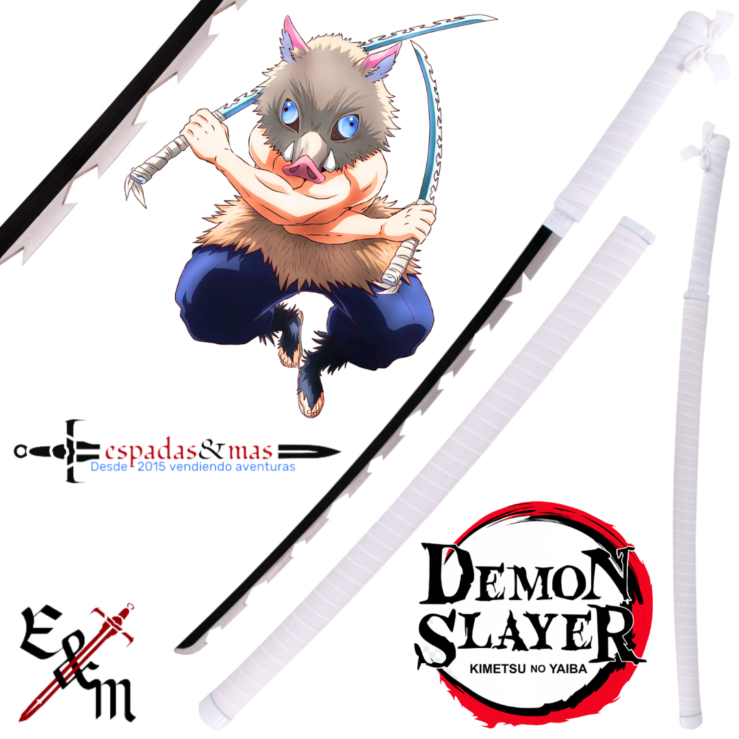 Katana funcional Inosuke Kimetsu no Yaiba Demon Slayer 42003