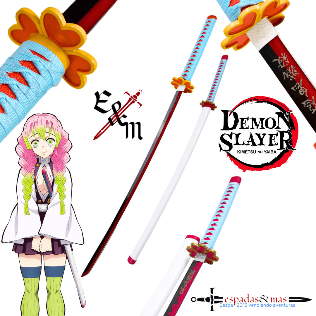 Kimroji Mitsuri Kimetsu no Yaiba Demon Slayer Funcional Katana 42004