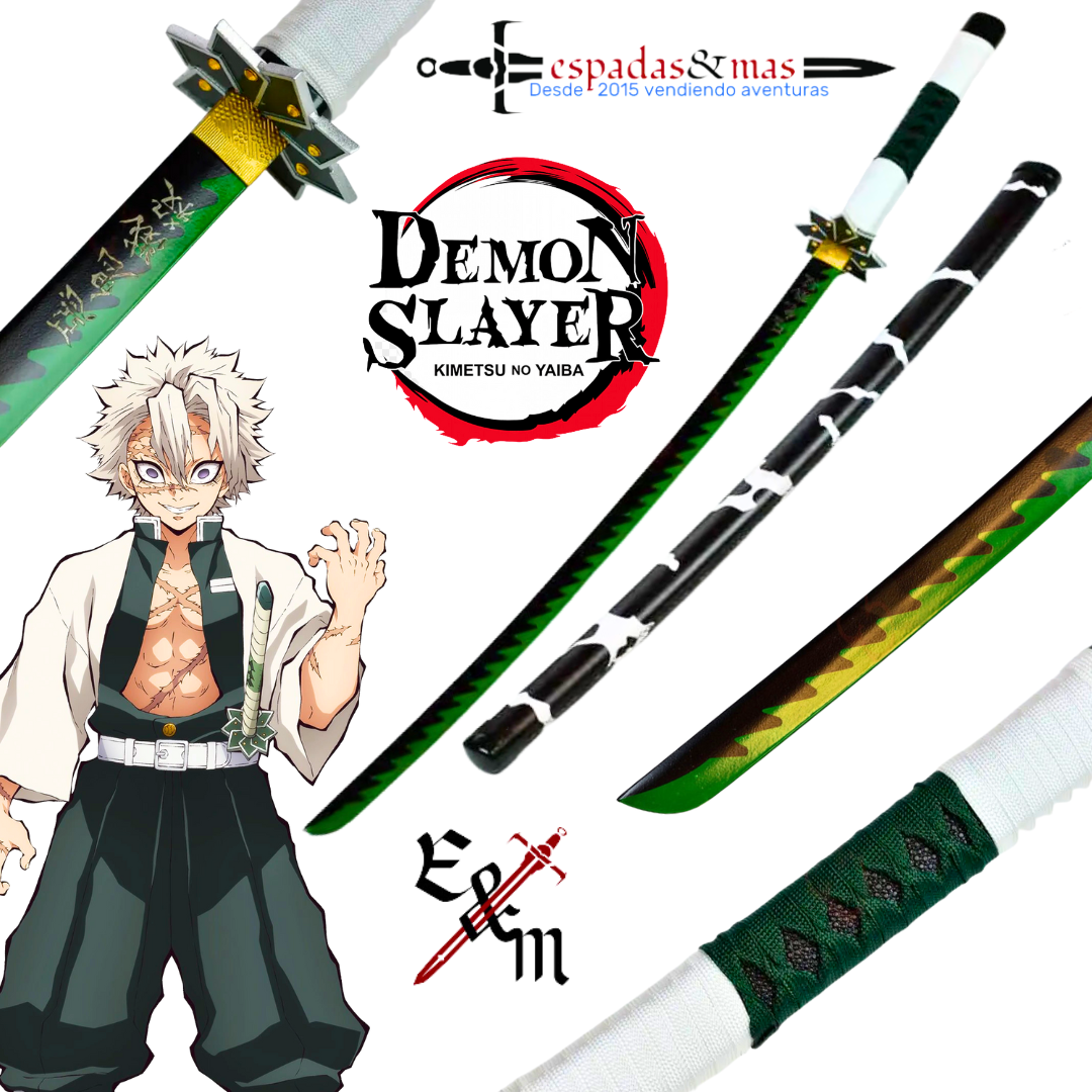 Katana Sanemi Shinazugawa de Demon Slayer