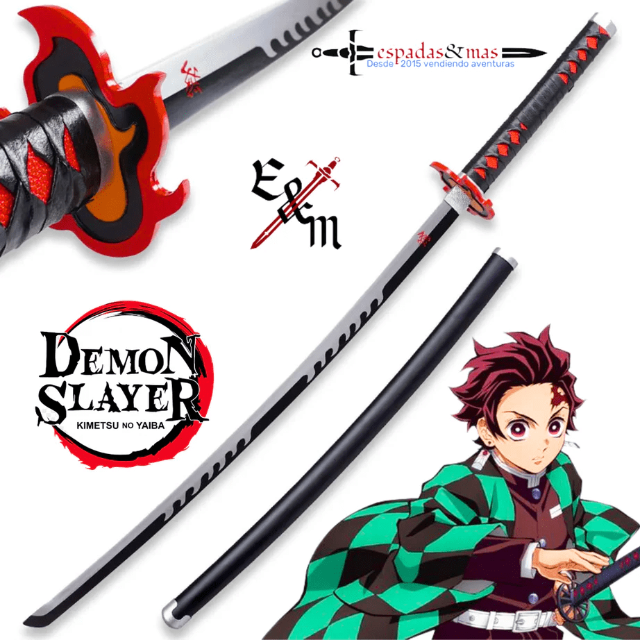 Kimetsu no yaiba: Katana + Guarda-chuva Katana + Espada (Grátis)