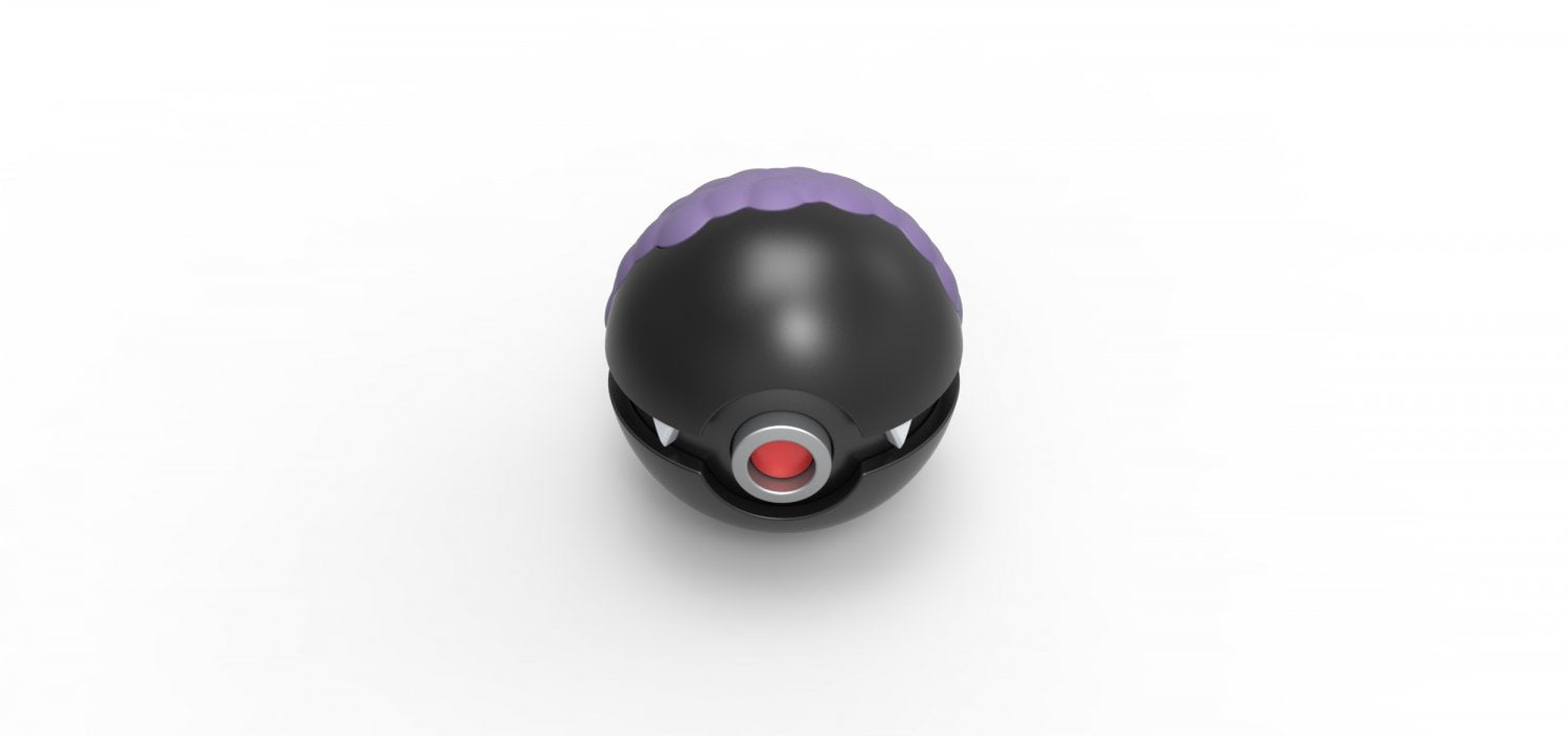 Imagen de Pokeball Artesanal Gastly parte de nuestra colección en Espadas y más, sitio oficial. Esta imagen describe  pokeball