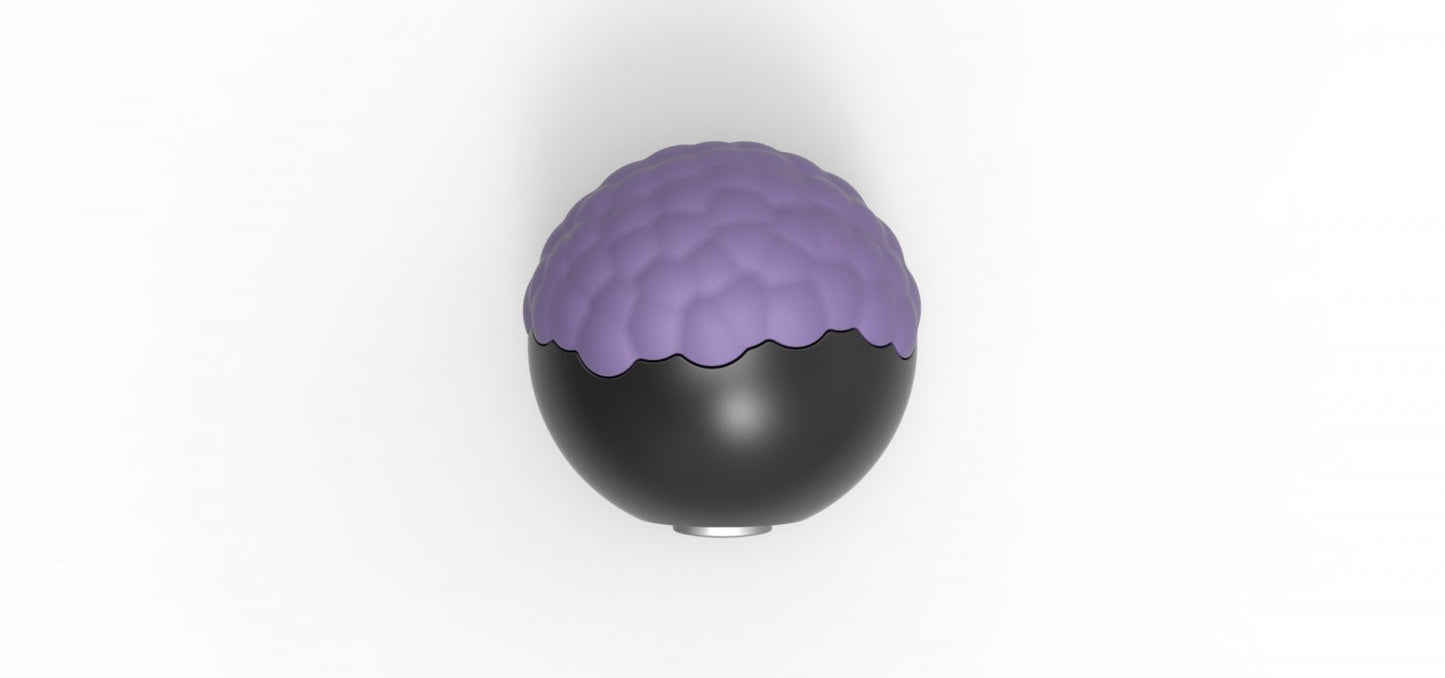 Imagen de Pokeball Artesanal Gastly parte de nuestra colección en Espadas y más, sitio oficial. Esta imagen describe  pokeball
