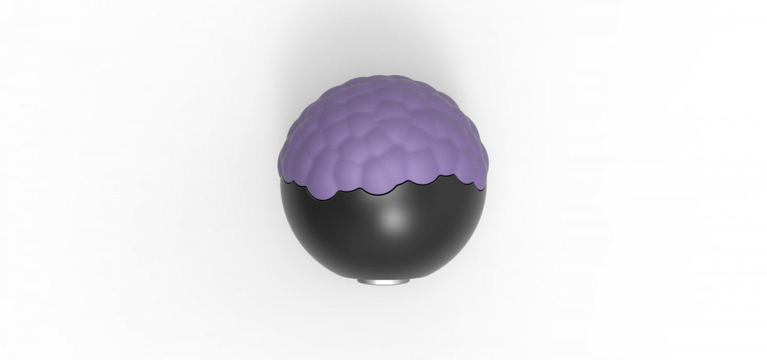 Imagen de Pokeball Artesanal Gastly parte de nuestra colección en Espadas y más, sitio oficial. Esta imagen describe  pokeball