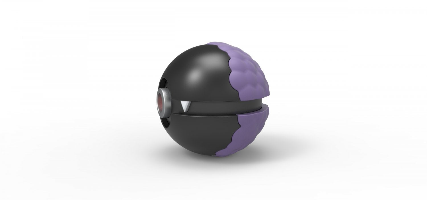 Imagen de Pokeball Artesanal Gastly parte de nuestra colección en Espadas y más, sitio oficial. Esta imagen describe  pokeball