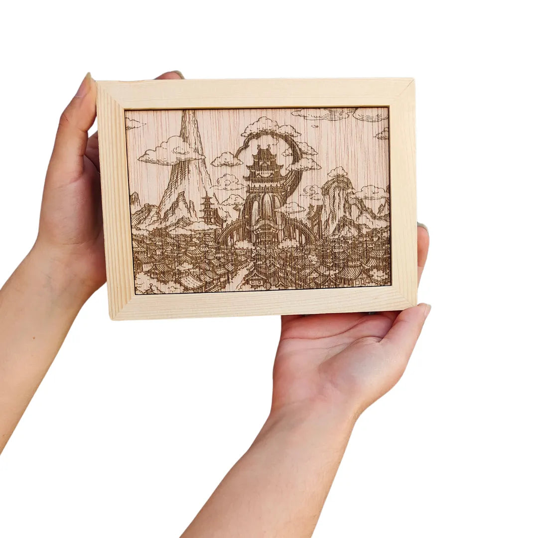 Cartel Decorativo País de Wano One Piece