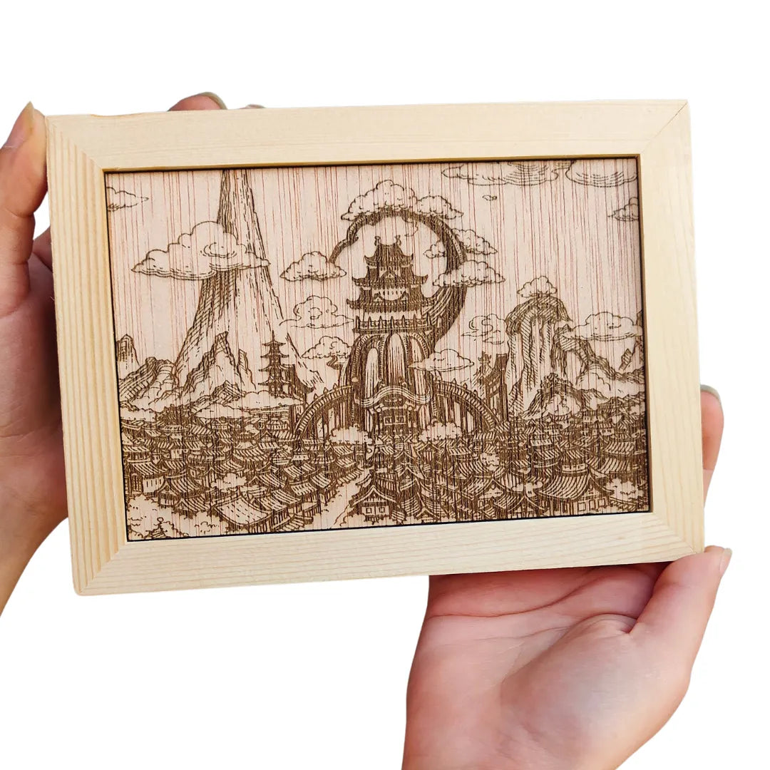 Cartel Decorativo País de Wano One Piece