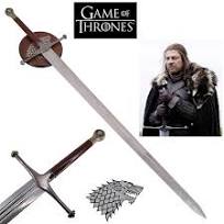 Game of Thrones da espada de gelo de Ned Stark (decorativa sem bainha)