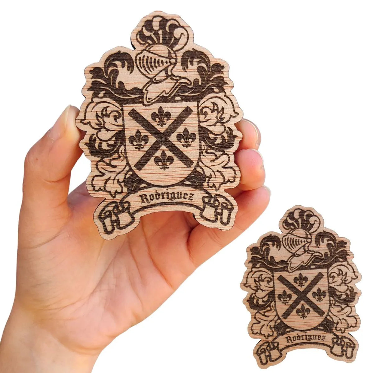 Imán Escudo Heráldico Rodríguez