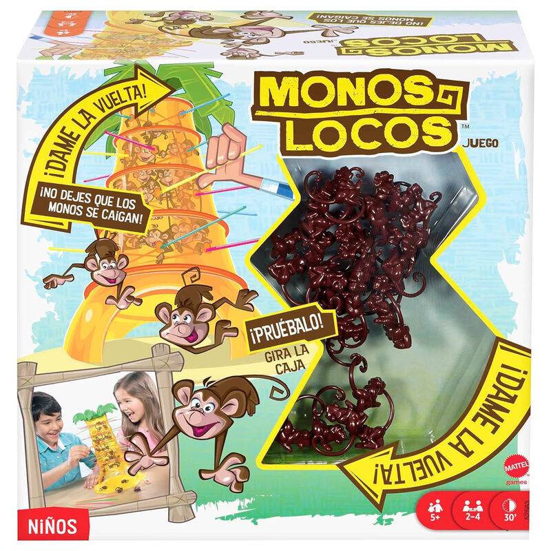 Imagen de Juego Mesa Monos Locos parte de nuestra colección en Espadas y más, sitio oficial.