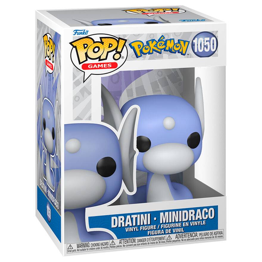 Imagen de Figura Pop Pokemon Dratini Minidraco parte de nuestra colección en Espadas y más, sitio oficial.