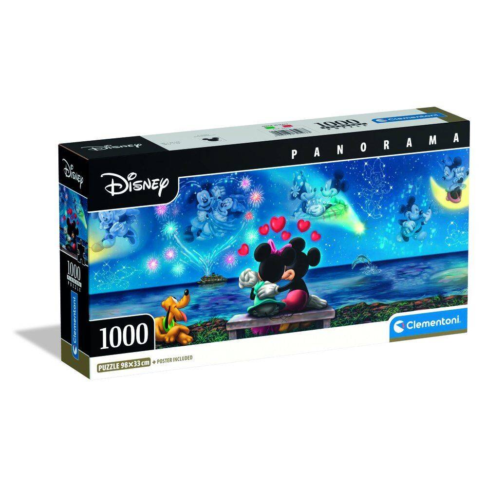 Imagen de Puzzle Panorama Mickey Minnie Disney 1000Pzs parte de nuestra colección en Espadas y más, sitio oficial.