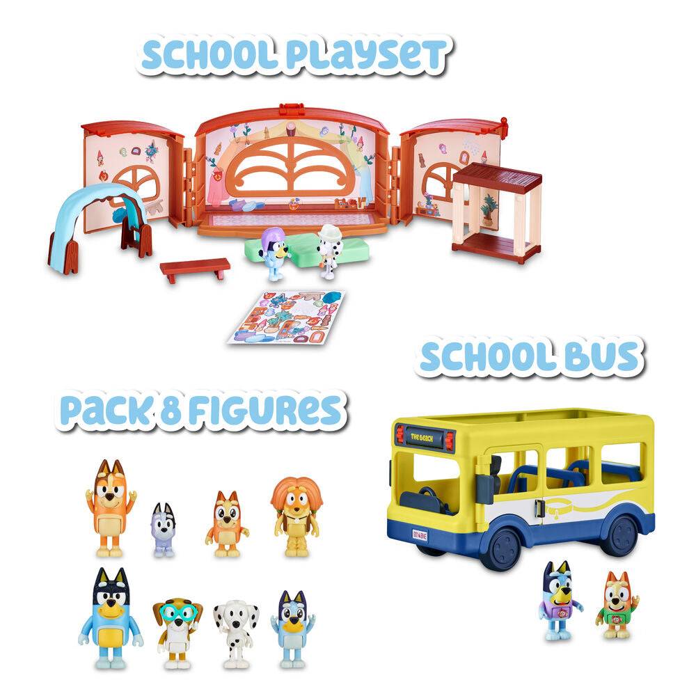 Imagen de Blister 8 Figuras Bluey parte de nuestra colección en Espadas y más, sitio oficial.