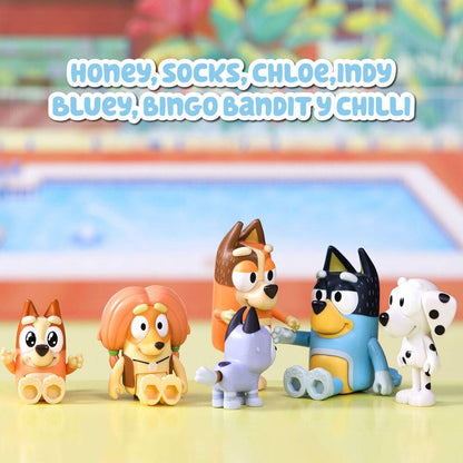 Imagen de Blister 8 Figuras Bluey parte de nuestra colección en Espadas y más, sitio oficial.
